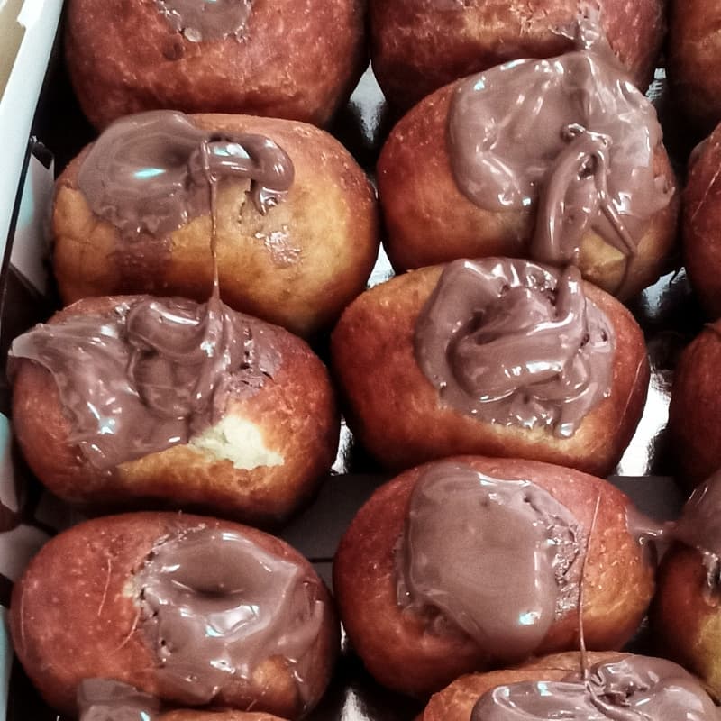 Nutella filled donuts