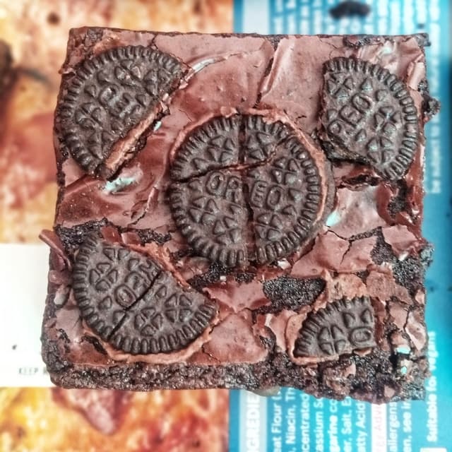 Oreo fudge brownie