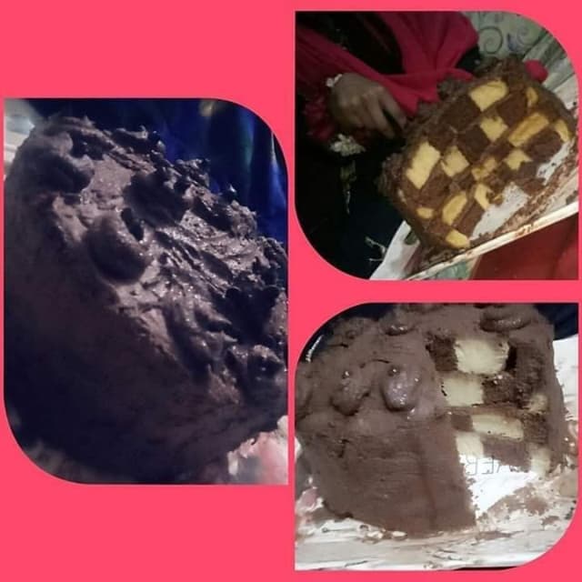 Checker board cake