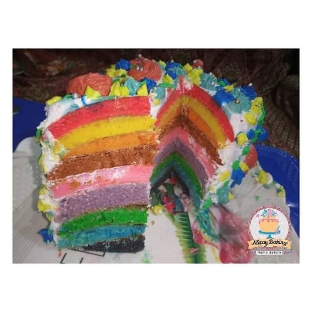 Rainbow cake (4lbs)