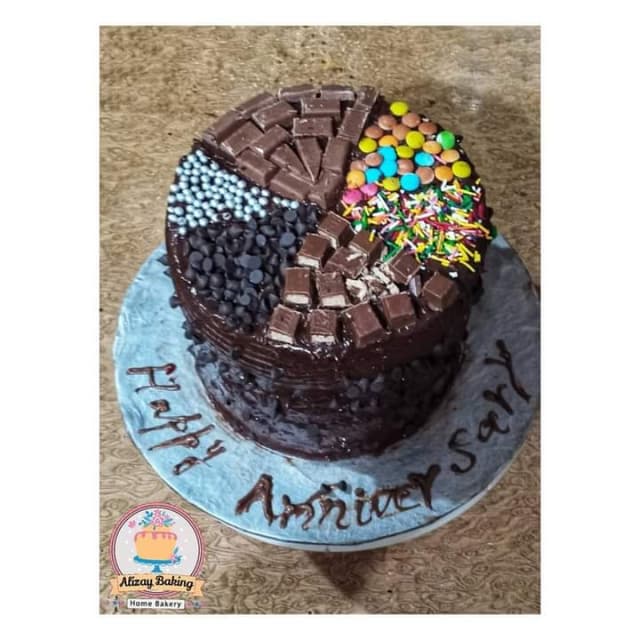 Customize chocolate  Loaded cake