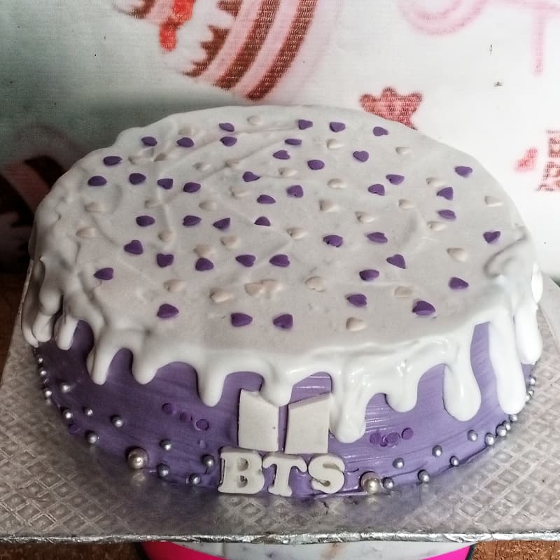 Bts theme cake