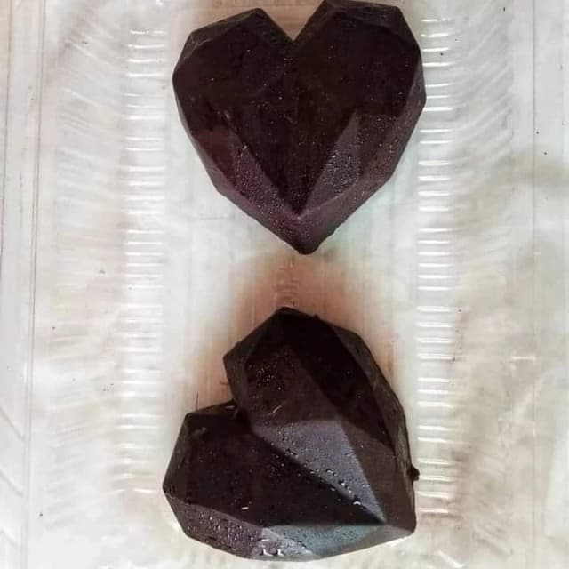 Dark Chocolate Heartsicles