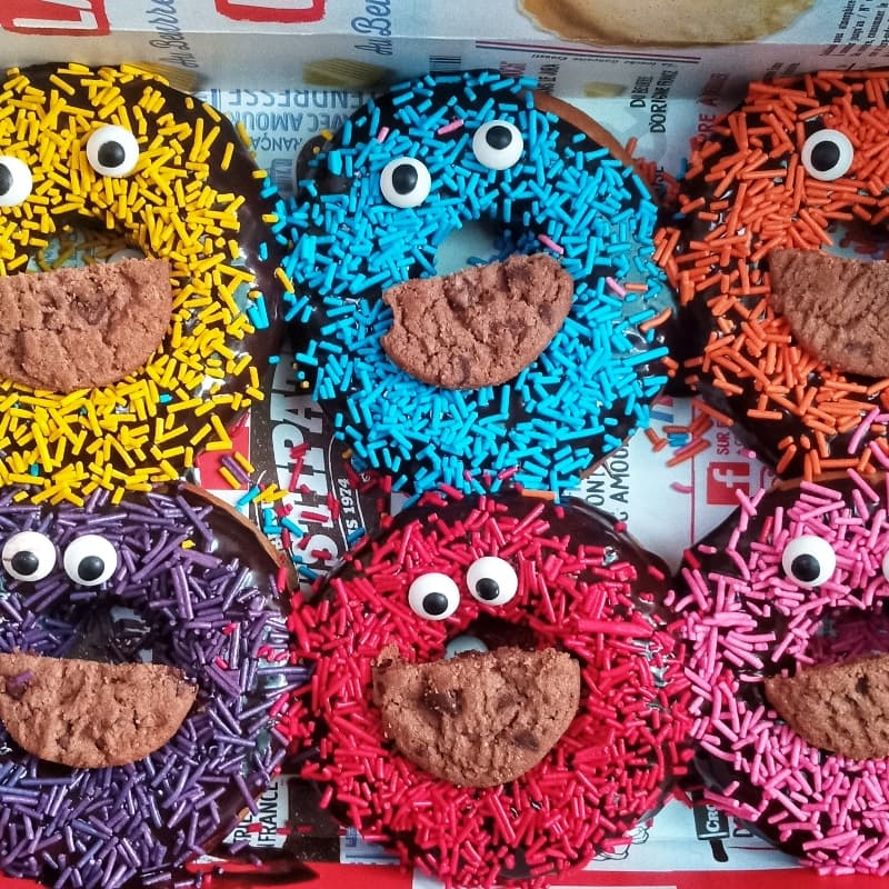 Cookie monster Donuts