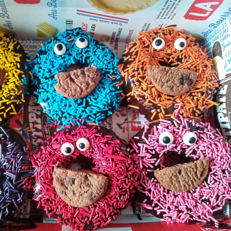 Cookie monster Donuts