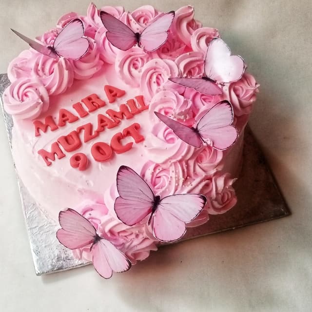 Butterfly theme cake