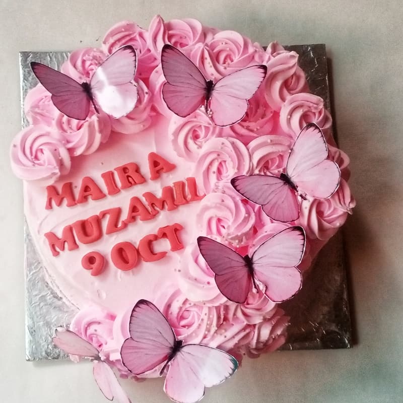 Butterfly theme cake