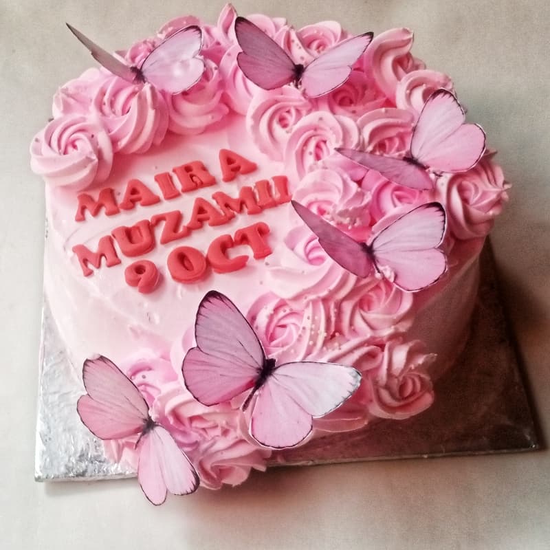 Butterfly theme cake