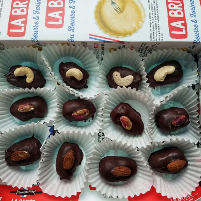Cashew, almond, pistachio