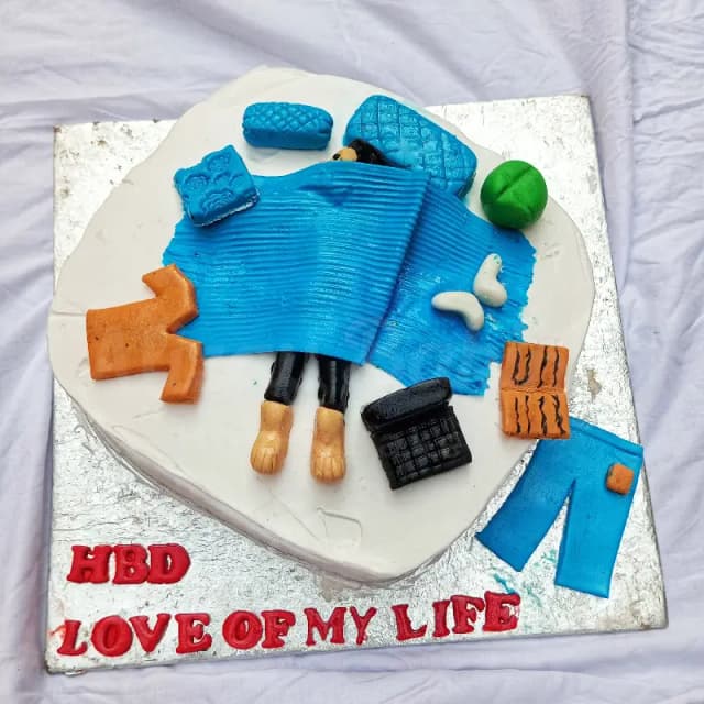 Sleeping Boy Cake