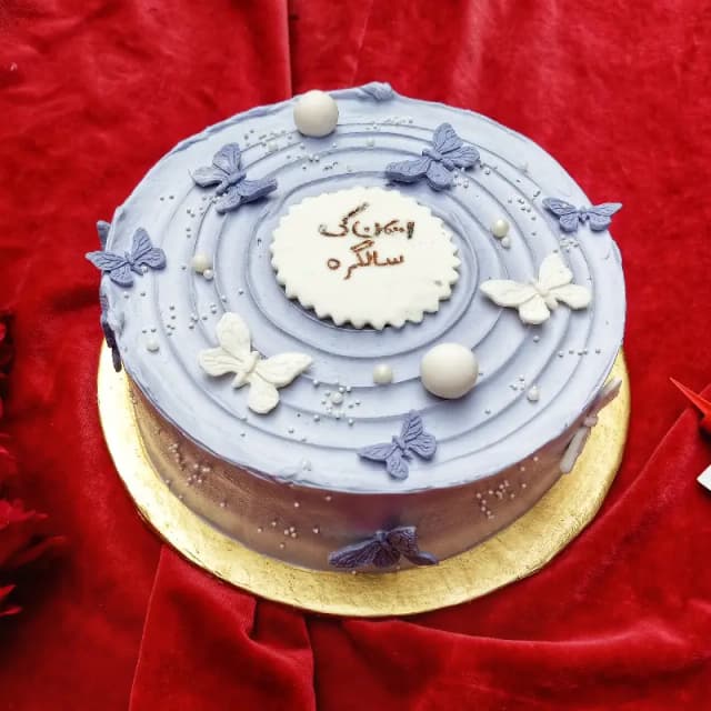 Purple Butterfly Cake